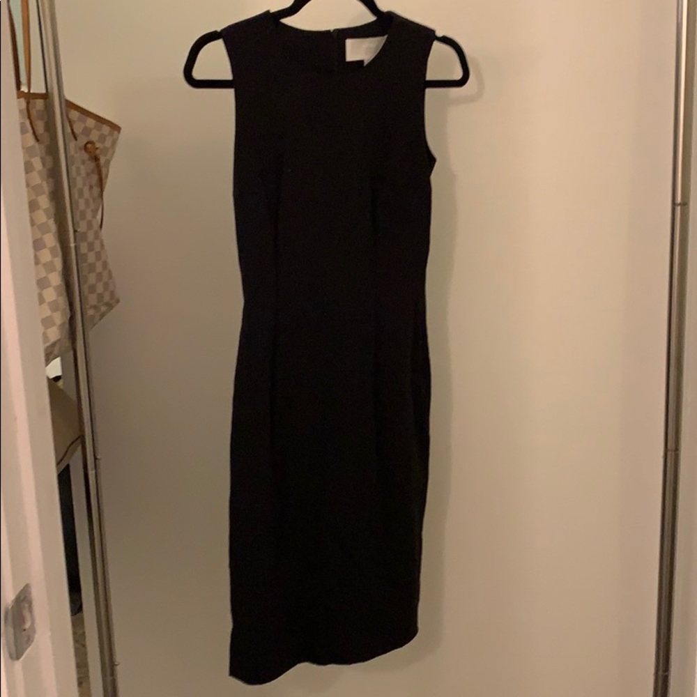 Hugo Boss fitted little black dress